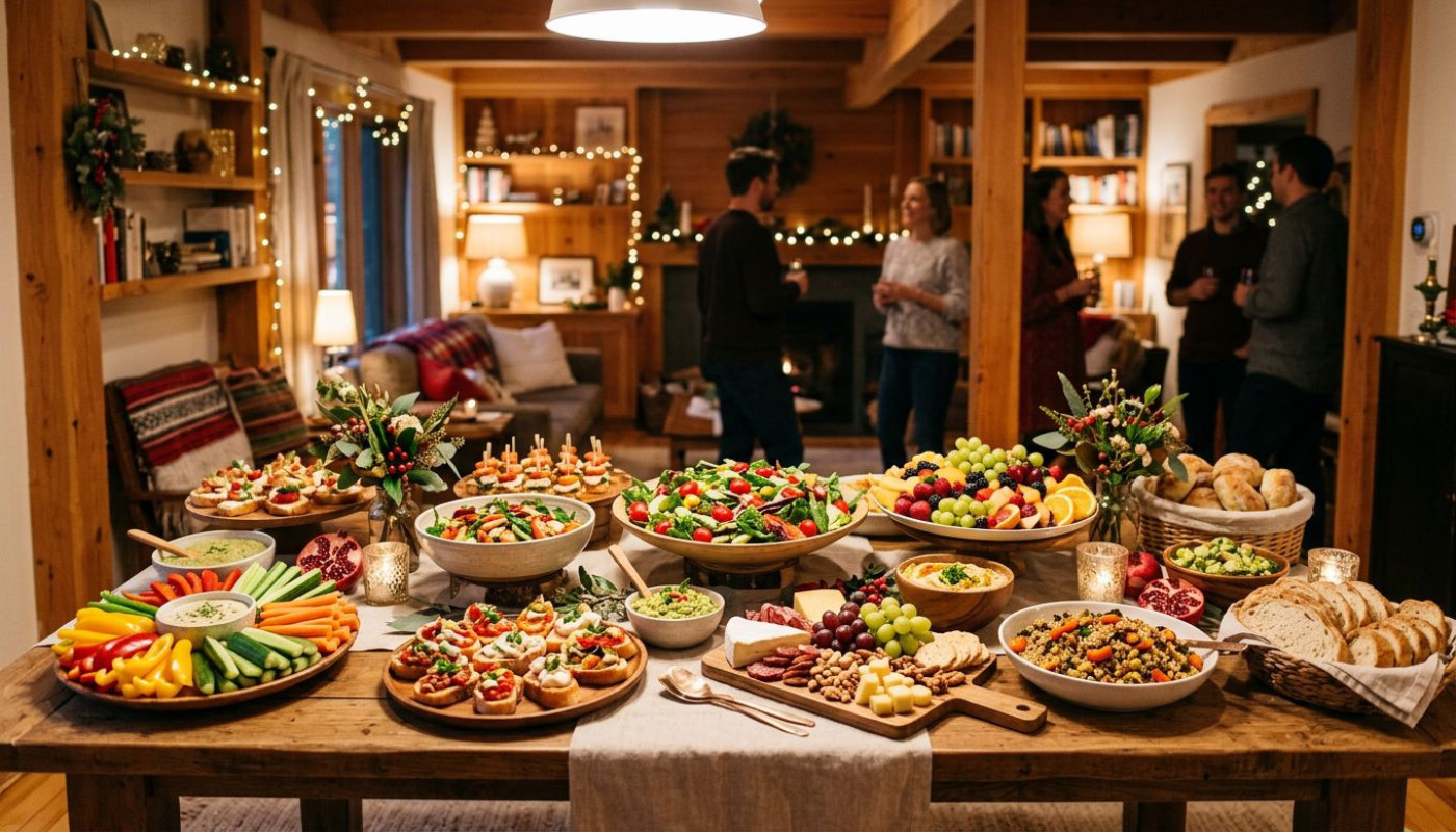 Soirée réussie : secrets d’un buffet festif mais équilibré